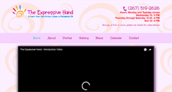 Desktop Screenshot of expressivehand.com